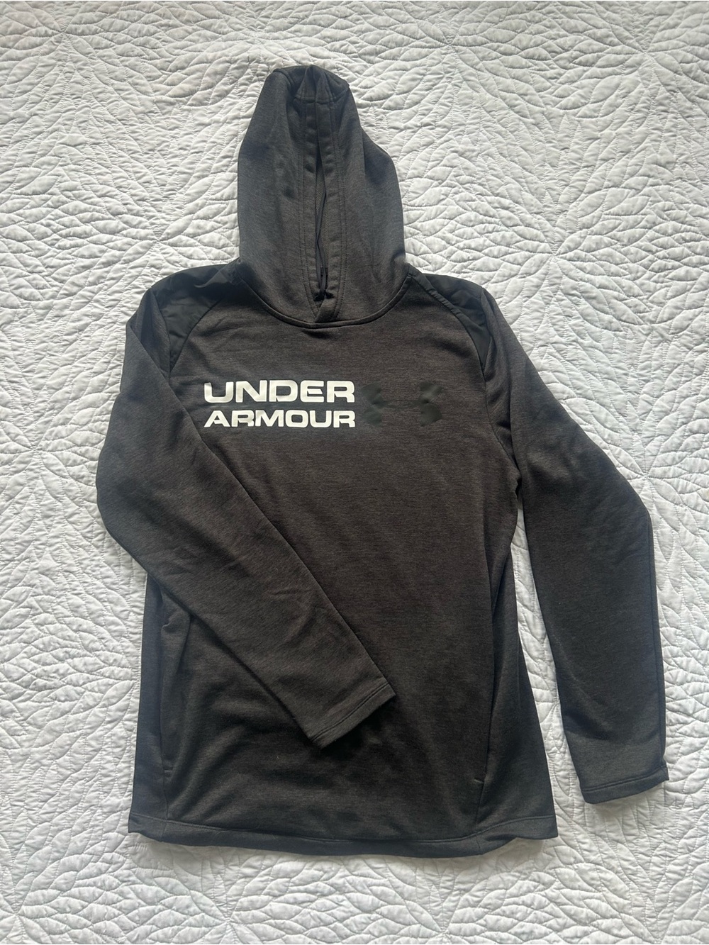 Under Armour Gray Hooded Athletic Pullover